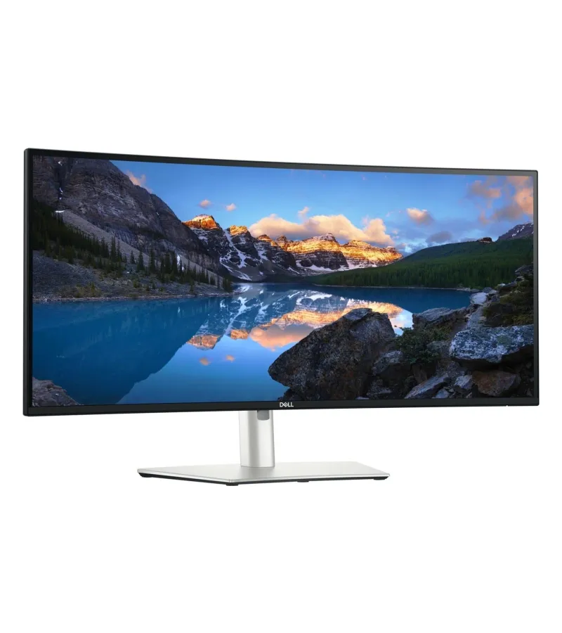 Dell UltraSharp U3425WE 34 Zoll mieten, IPS Black, 3440 x 1440, 120 Hz, 2x Thunderbolt 4, RJ45, Curved - Silber/Schwarz