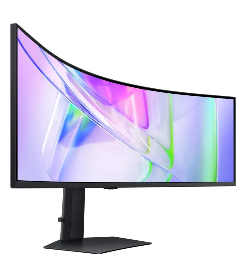 Samsung ViewFinity S95UC S49C950UA 49 Zoll mieten, VA, 5120 x 1440 DQHD, 120 Hz, USB-C 90 W, KVM, RJ45 - Farbe Schwarz