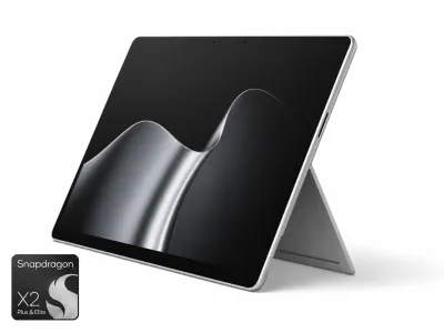 Microsoft Surface Pro 13-Zoll mieten, 12. Edition Snapdragon X2 Elite, 32GB RAM - 1TB SSD - Farbe Silber