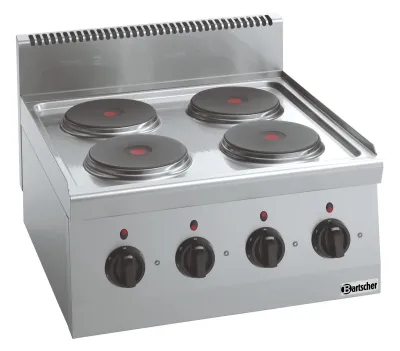 Bartscher Elektroherd 600, B600, 4PL, TG als Miete