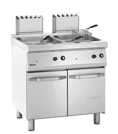 Bartscher Fritteuse Gas, 700, B800, 2x15L bei uns mieten