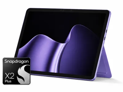 Microsoft Surface Pro 12-Zoll mieten, 2. Edition Snapdragon X2 Plus, 16GB RAM - 256GB SSD - Farbe Violett