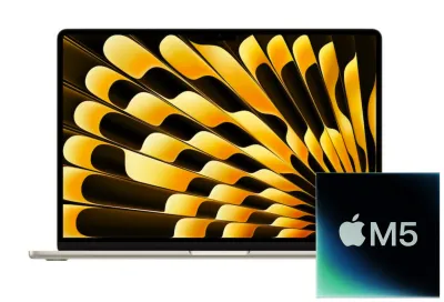 MacBook Air 15 mit M5 Chip mieten - mieten, 16 bis 32 GB RAM, 512 GB bis 4 TB SSD, Farbe Polarstern, MDVD4D/A, MDVE4D/A, MDVF4D/A