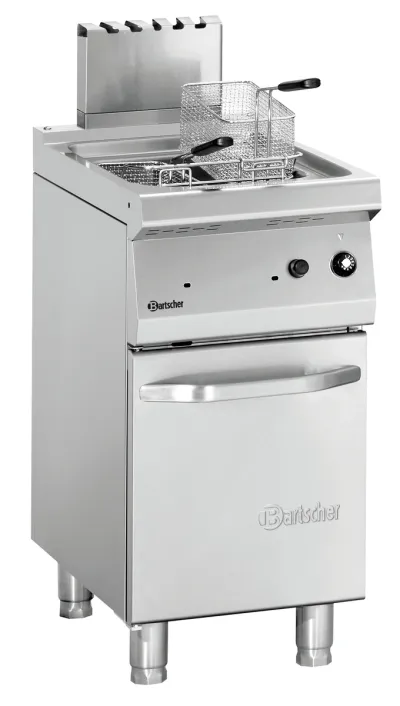 Bartscher Fritteuse Gas, 700, B400, 15L bei uns mieten