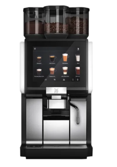 WMF 1500 S+ mieten, mit Festwasser, Easy Milk 2 Mühlen und Schoko