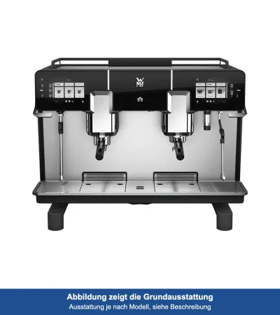 WMF espresso NEXT mit Americano, Auto Milk Dosing und Auto Steam beidseitig mieten, automatisierte Siebträgermaschine