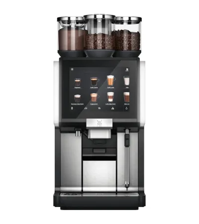 WMF 5000 S+ mit Festwasseranschluss mieten, 2 Mühlen, Schokopulver und Dynamic Milk, 2-Milk Solution, 230 V