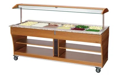 Bartscher Buffetwagen, warm, 6x 1/1 GN bei uns mieten