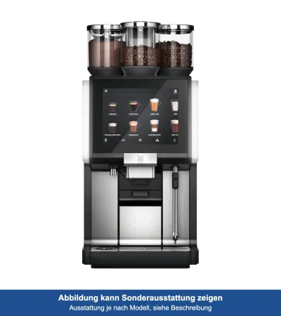 WMF 5000 S+ mit Festwasseranschluss mieten, Selbstbedienung, 1 Mühle und Easy Milk, 230 V