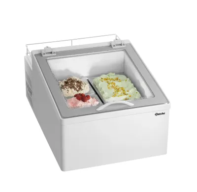 Bartscher Eisvitrine 2x5L-F bei uns mieten