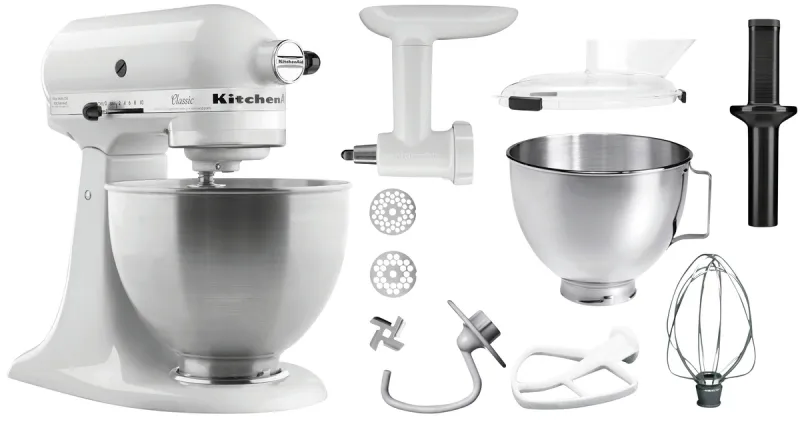 Bartscher KitchenAid 5K45SSEWH, weiß, 4,28L als Miete