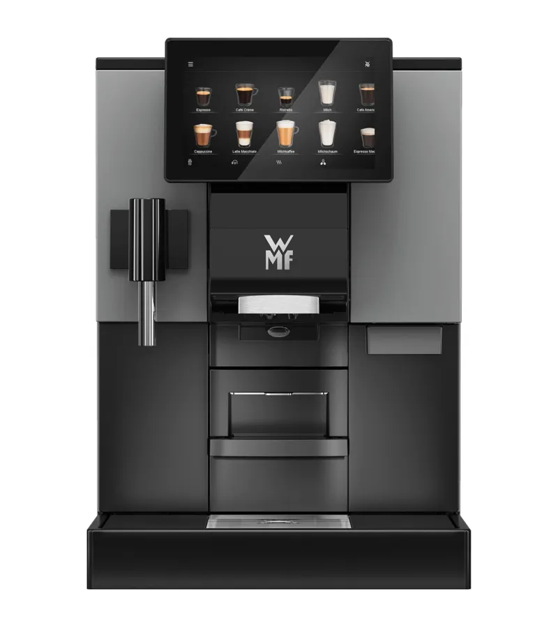 WMF Peak 50 mit Festwasseranschluss mieten, 1 Mühle und Topping, ohne Frischmilch