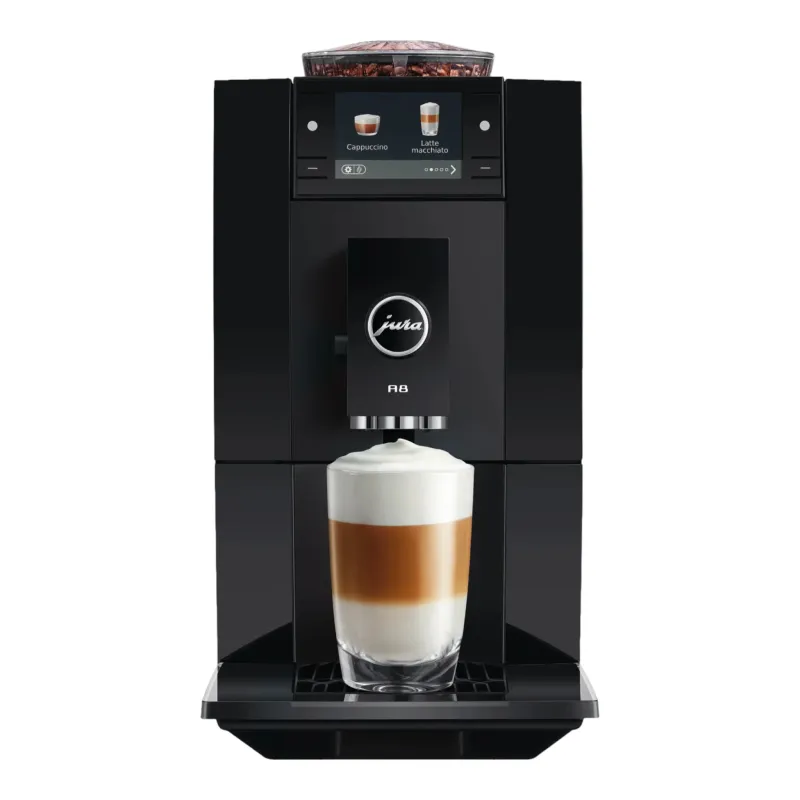 JURA A8 (EA) Piano Black bei uns mieten statt teuer kaufen