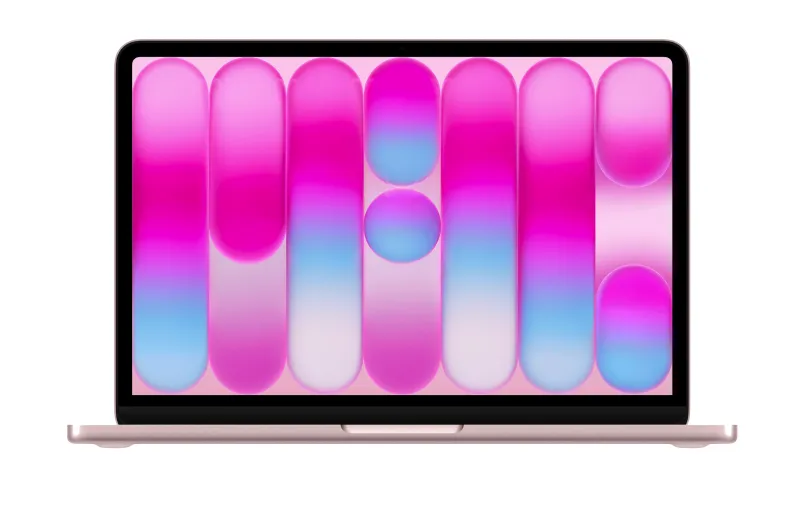 MacBook Neo 13 mit A18 Pro Chip mieten, 8 GB RAM, 256 GB SSD, 6-Core CPU, 5-Core GPU, Farbe Rosa, MHFH4D/A