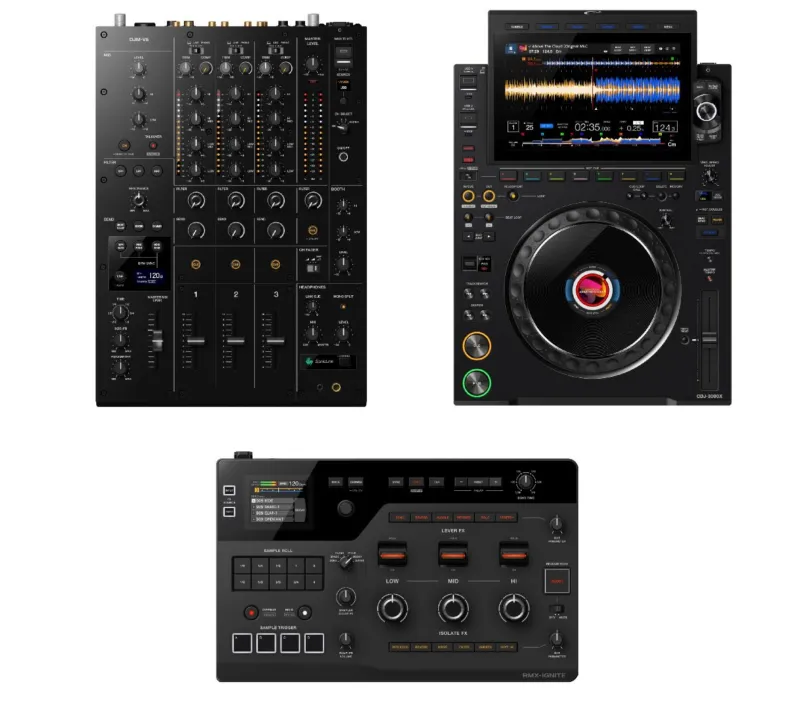 AlphaTheta DJM-V5 + 2x CDJ-3000X + RMX-IGNITE bei uns mieten statt teuer kaufen