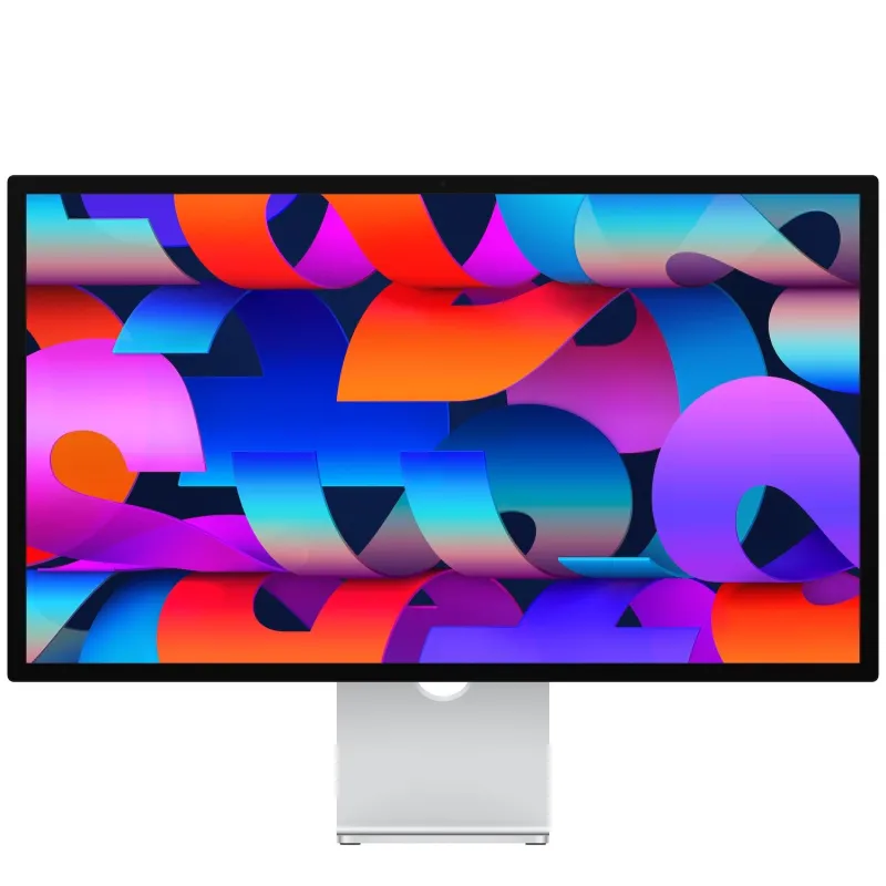 Apple Studio Display mieten, Nanotexturglas, mit Neigung und höhenverstellbaren Standfuß, MFF04FD/A