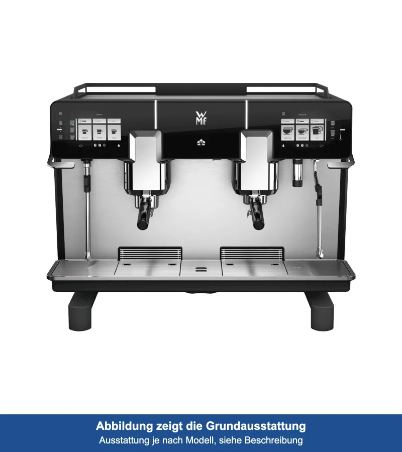 WMF espresso NEXT mit externen Bohnenbehältern, Americano und Auto Milk Dosing beidseitig mieten