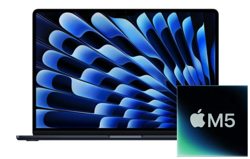 MacBook Air 15 mit M5 Chip mieten - mieten, 16 bis 32 GB RAM, 512 GB bis 4 TB SSD, Farbe Mitternacht, MDVH4D/A, MDVK4D/A, MDVN4D/A