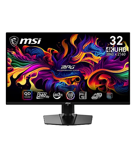 MSI MPG 321URXDE QD-OLED 31,5 Zoll 4K Monitor mieten