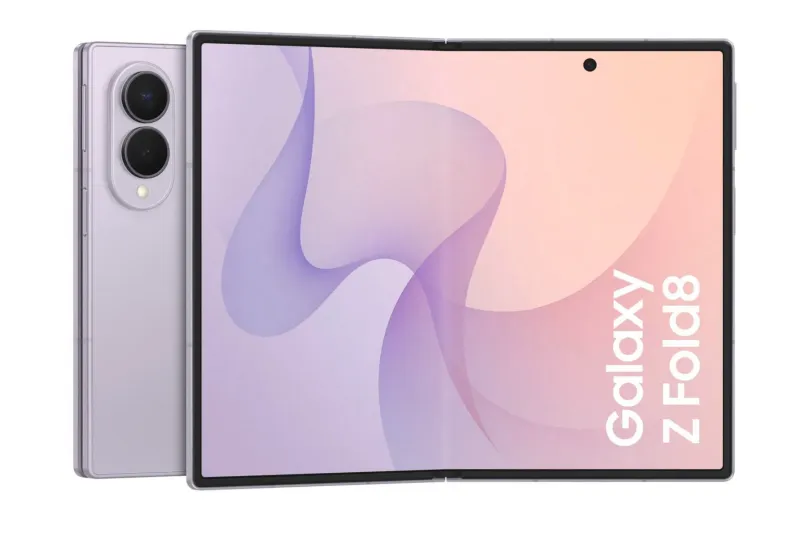 Samsung F971B Galaxy Z Fold8 Smartphone Lavender 12GB/256GB Dual-SIM Android 17 ab sofort bei uns mieten statt teuer kaufen