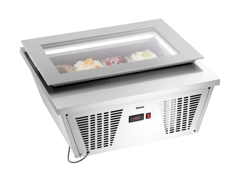 Bartscher Eisvitrine 4x6,5L-F bei uns mieten