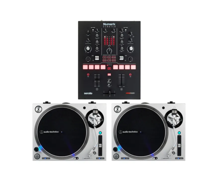 Numark Scratch LP140 Silver Bundle bei uns mieten statt teuer kaufen